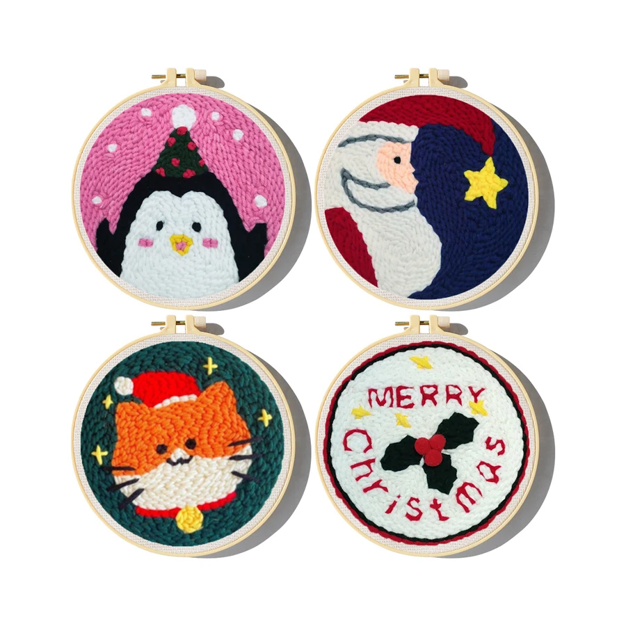 Embroidery Xmas Decorations - Yeni başlayanlar için iplik ile Xmas