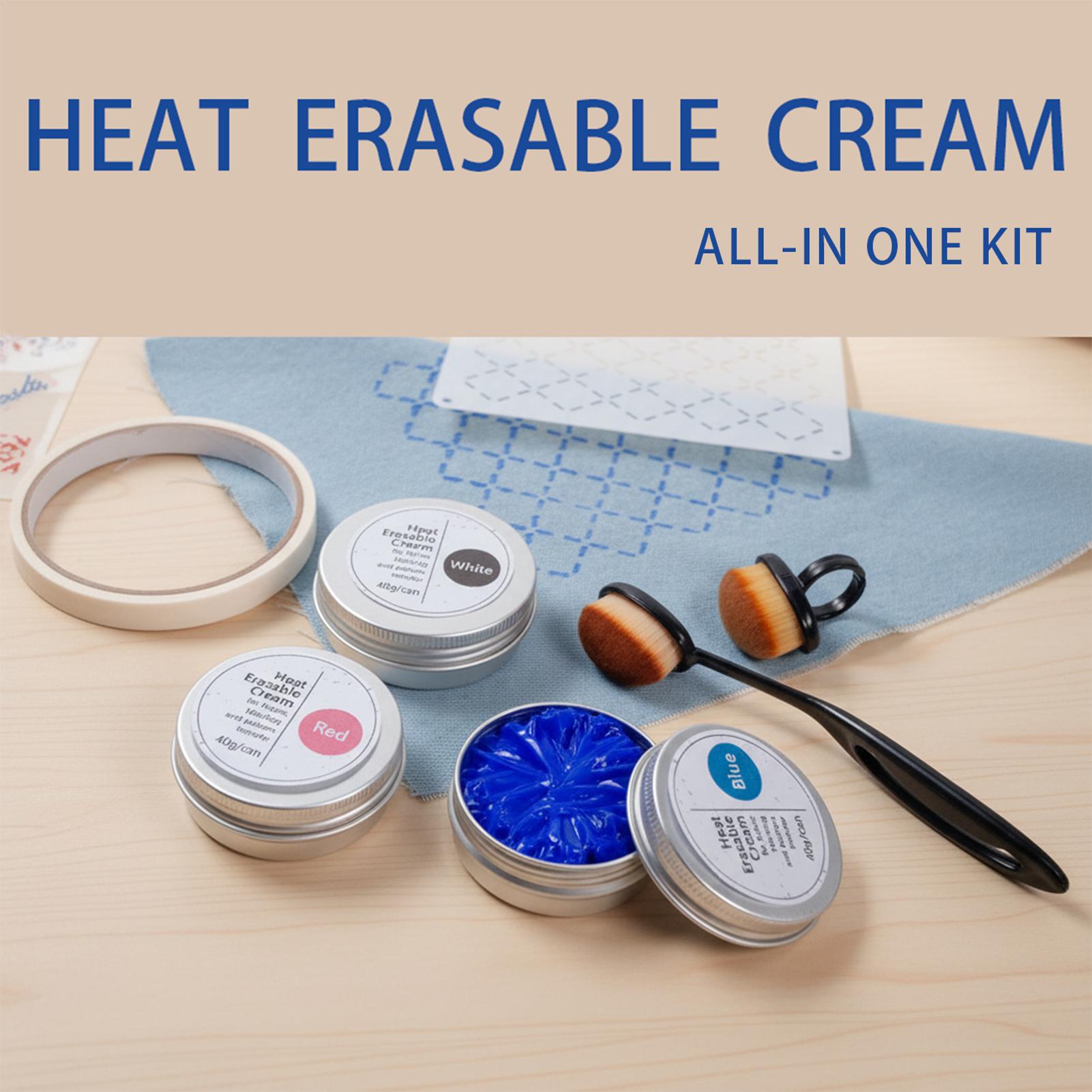 Embroidery Stitch - 40g/kutu Isıyla Silinebilir Kumaş Kremi, Ütüyle