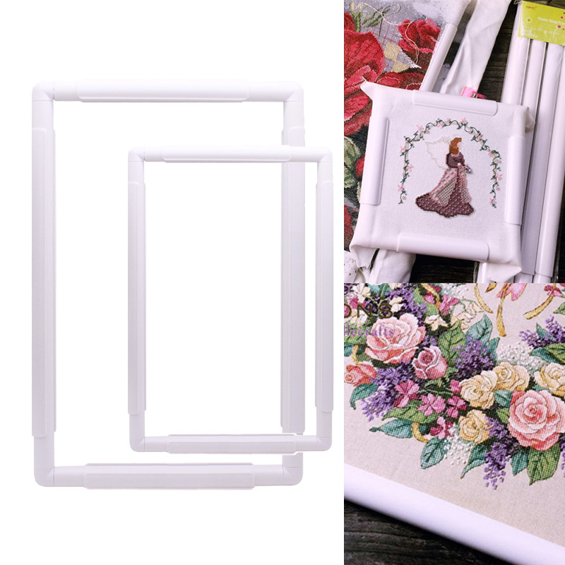 Embroidery Hoop Square - Kare Şekli Nakış Çerçeve Seti Plastik