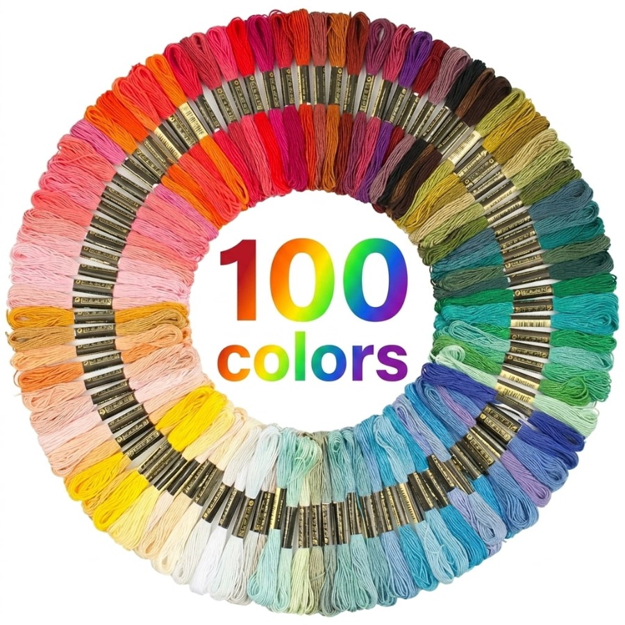 Embroidery Stitch - 100 Renk Pamuklu DMC Kanaviçe İpliği