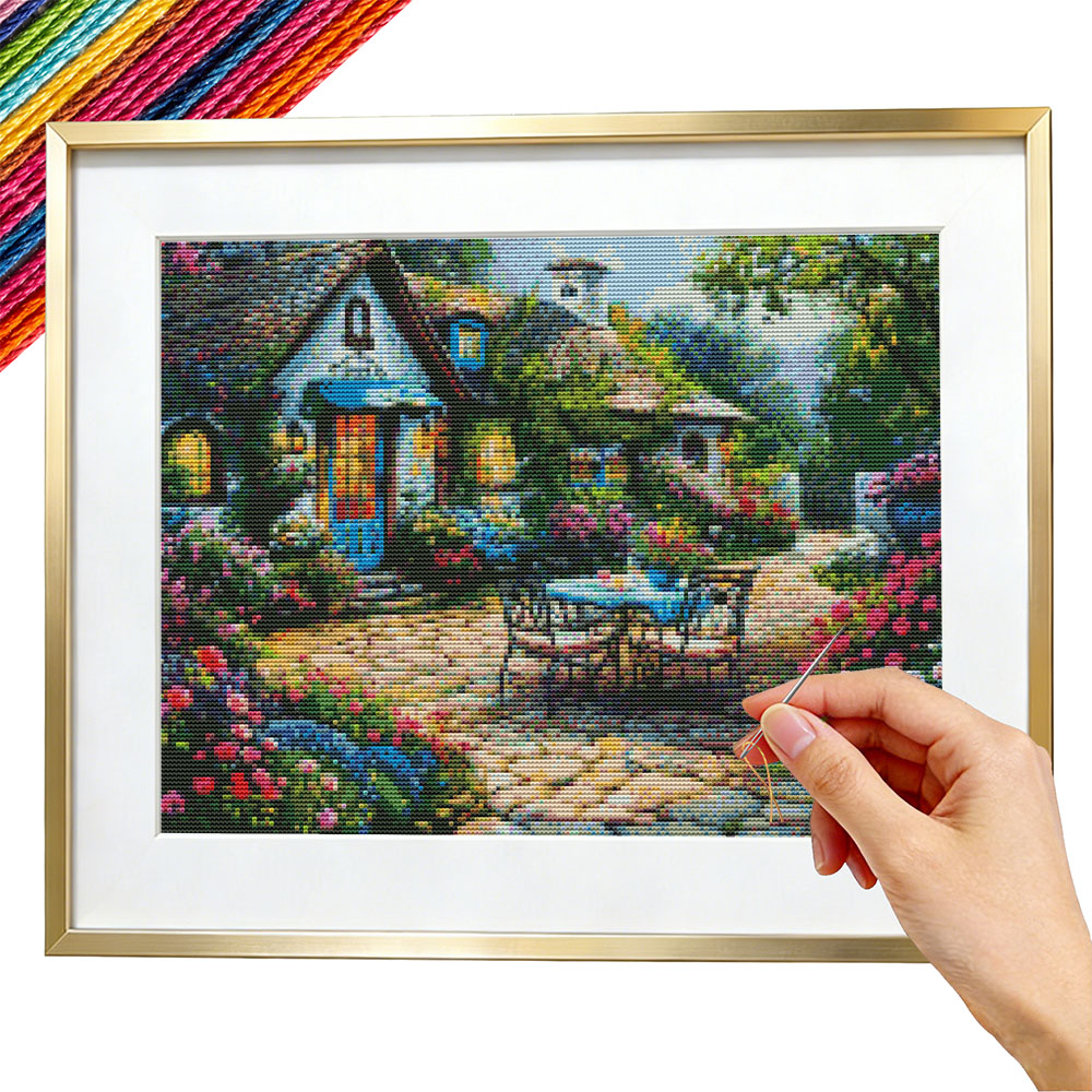 Bahçe Çapraz Dikiş Kitleri Nak - Embroidery Guide Paper incelemesi ve fiyatı