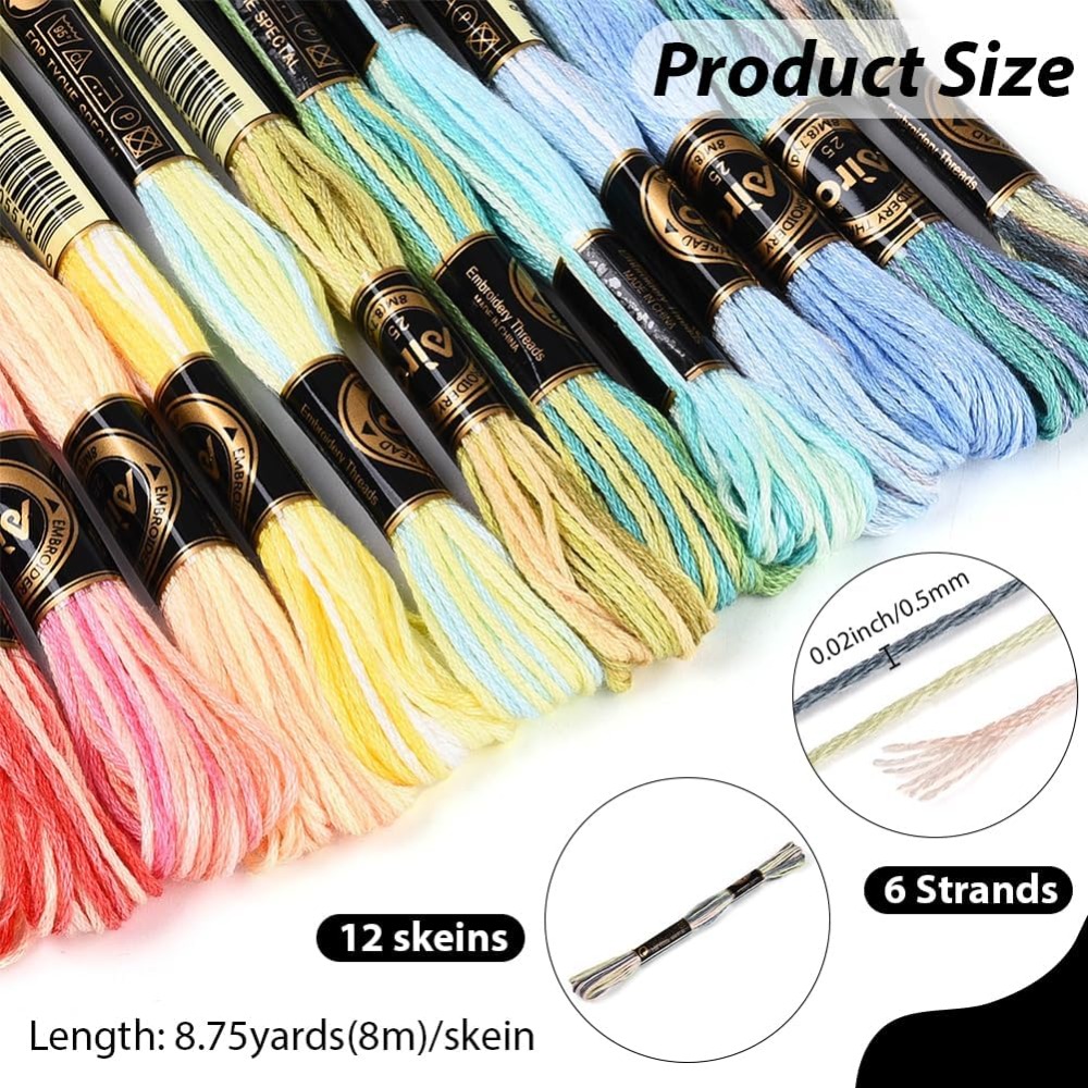 12 Çile 105 Yarda 6 Katlı Çeşi - Embroidery Stitch incelemesi ve fiyatı