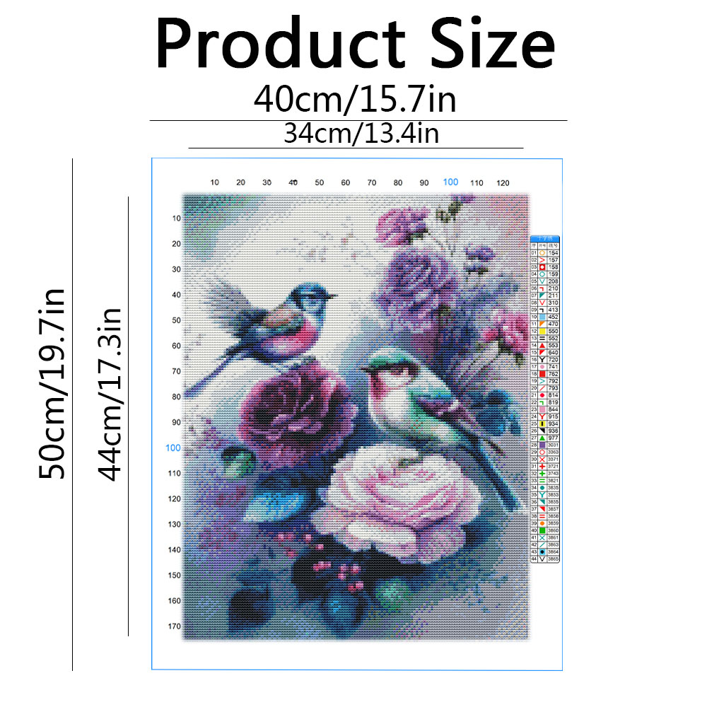 11CT Çapraz Dikiş Gül Çiçek Ba - Embroidery Guide Paper incelemesi ve fiyatı