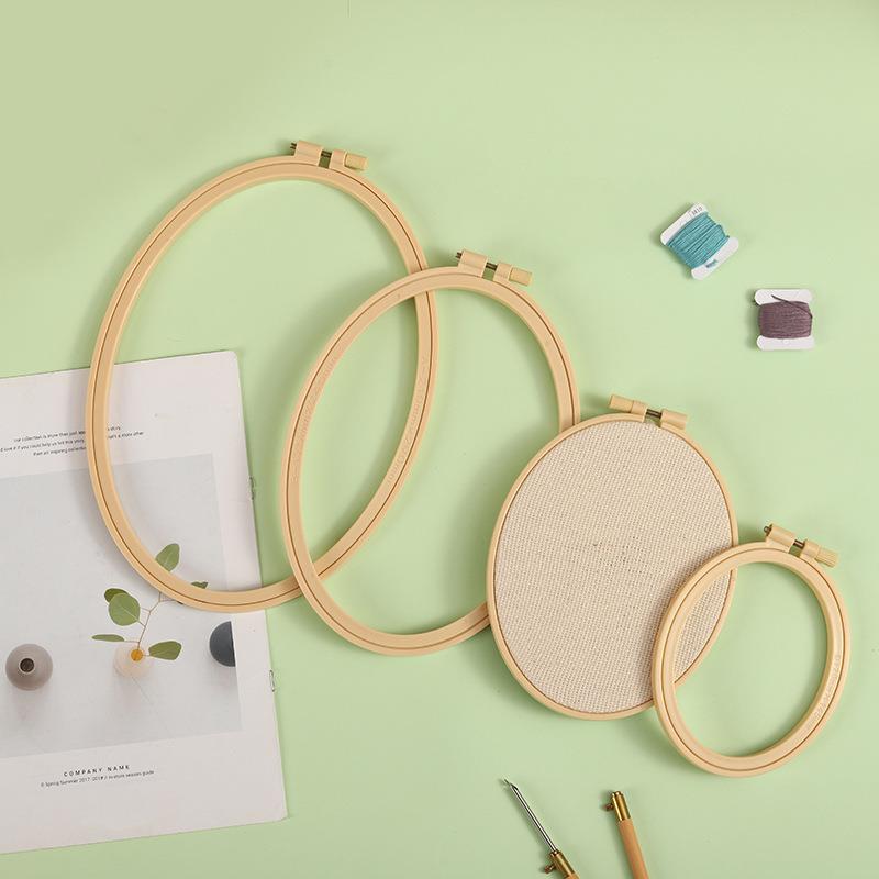 Taklit bambu plastik Oval ahşa - Embroidery Hoop Square incelemesi ve fiyatı