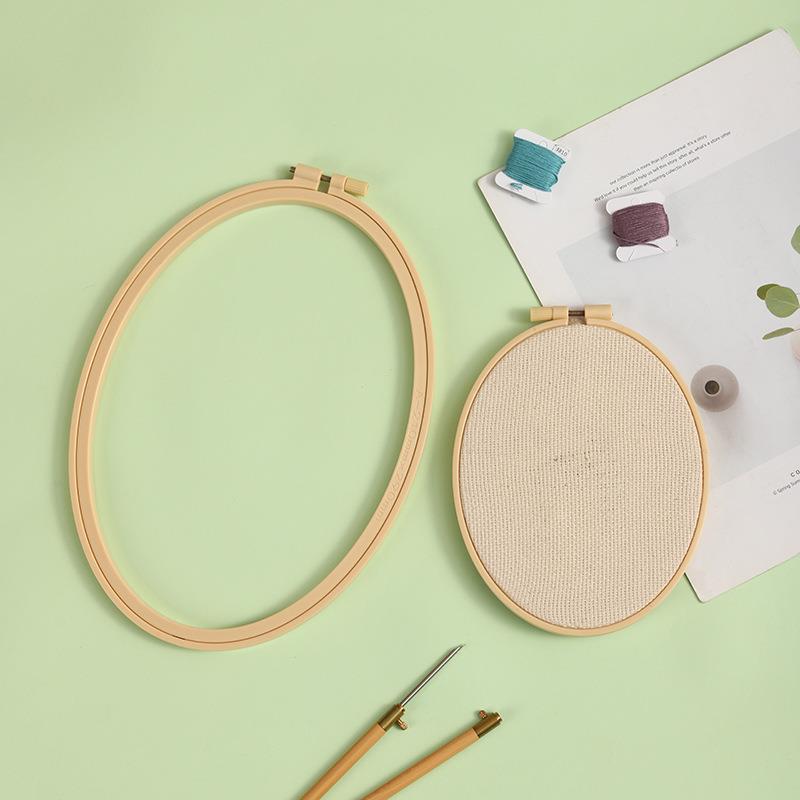 Taklit bambu plastik Oval ahşa - Embroidery Hoop Square incelemesi ve fiyatı