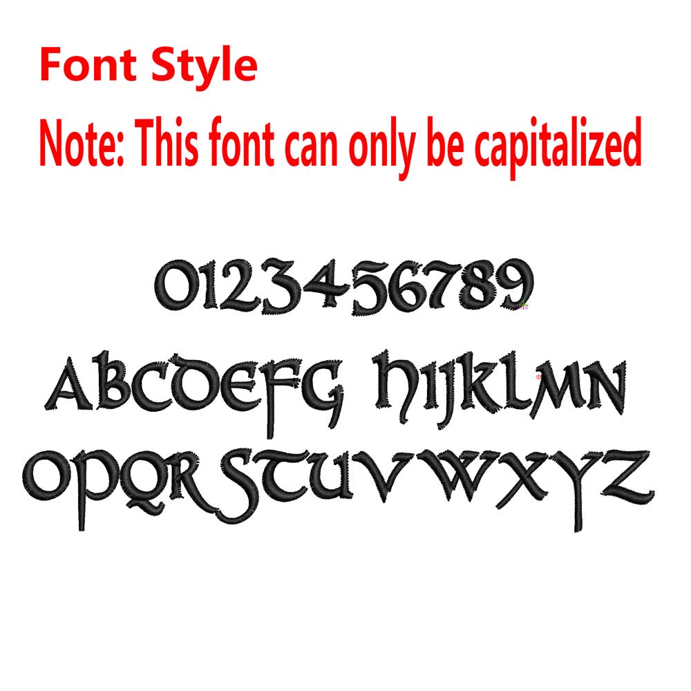Kişiselleştirilmiş Özel yazı t - Embroidery Font Free incelemesi ve fiyatı