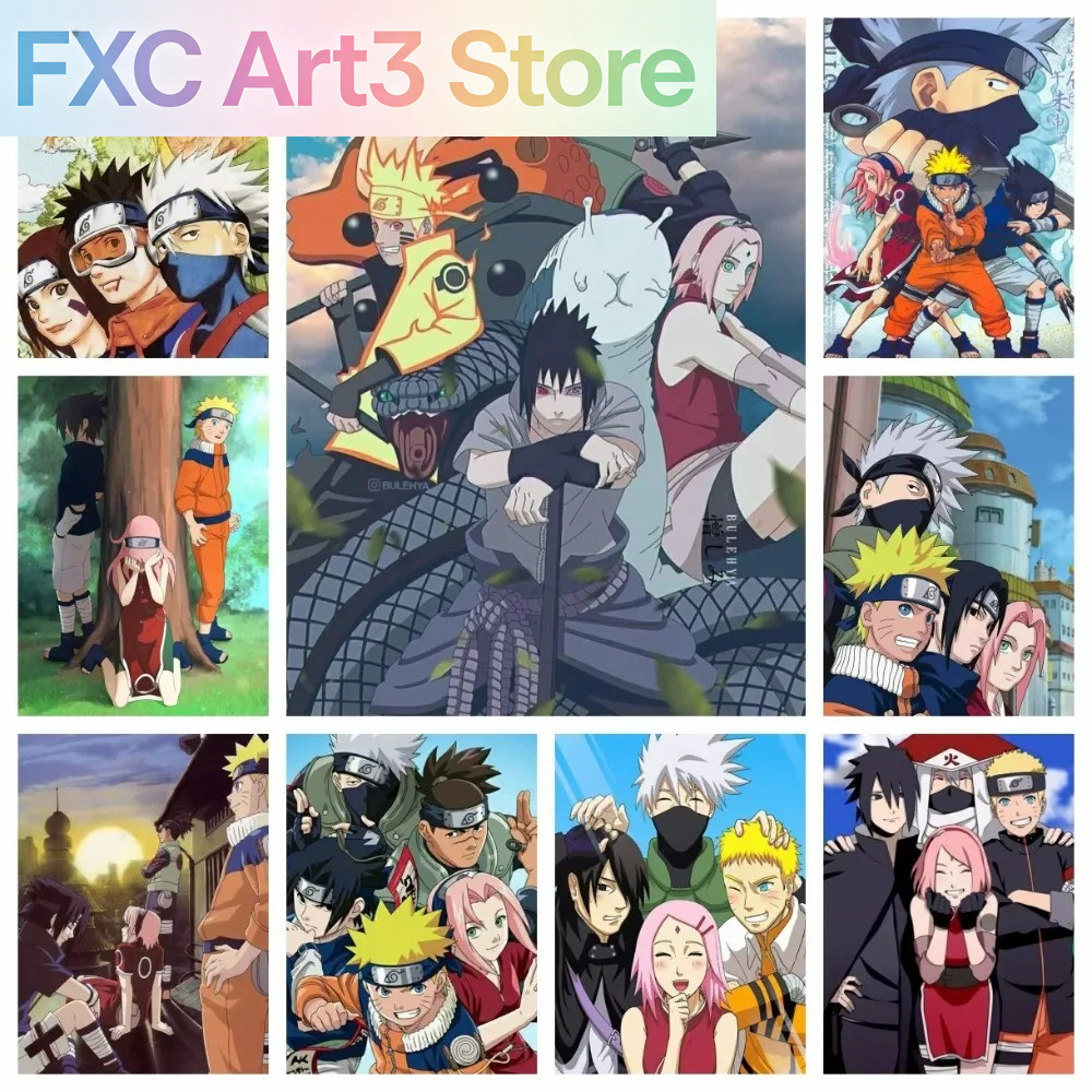 Çerçevesiz 1 adet Naruto Sınıf - Embroidery Canvas incelemesi ve fiyatı