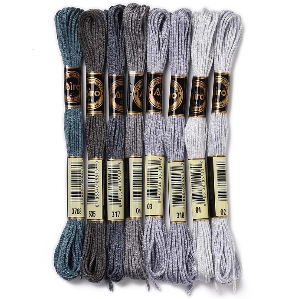 8 Skeins 70 Metre Gri Dostluk  - Embroidery Stitch incelemesi ve fiyatı