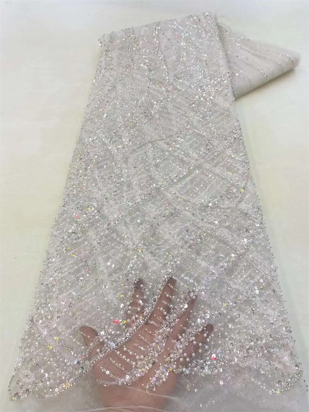 Afrika payetler boncuk dantel  - Embroidery Jersey incelemesi ve fiyatı