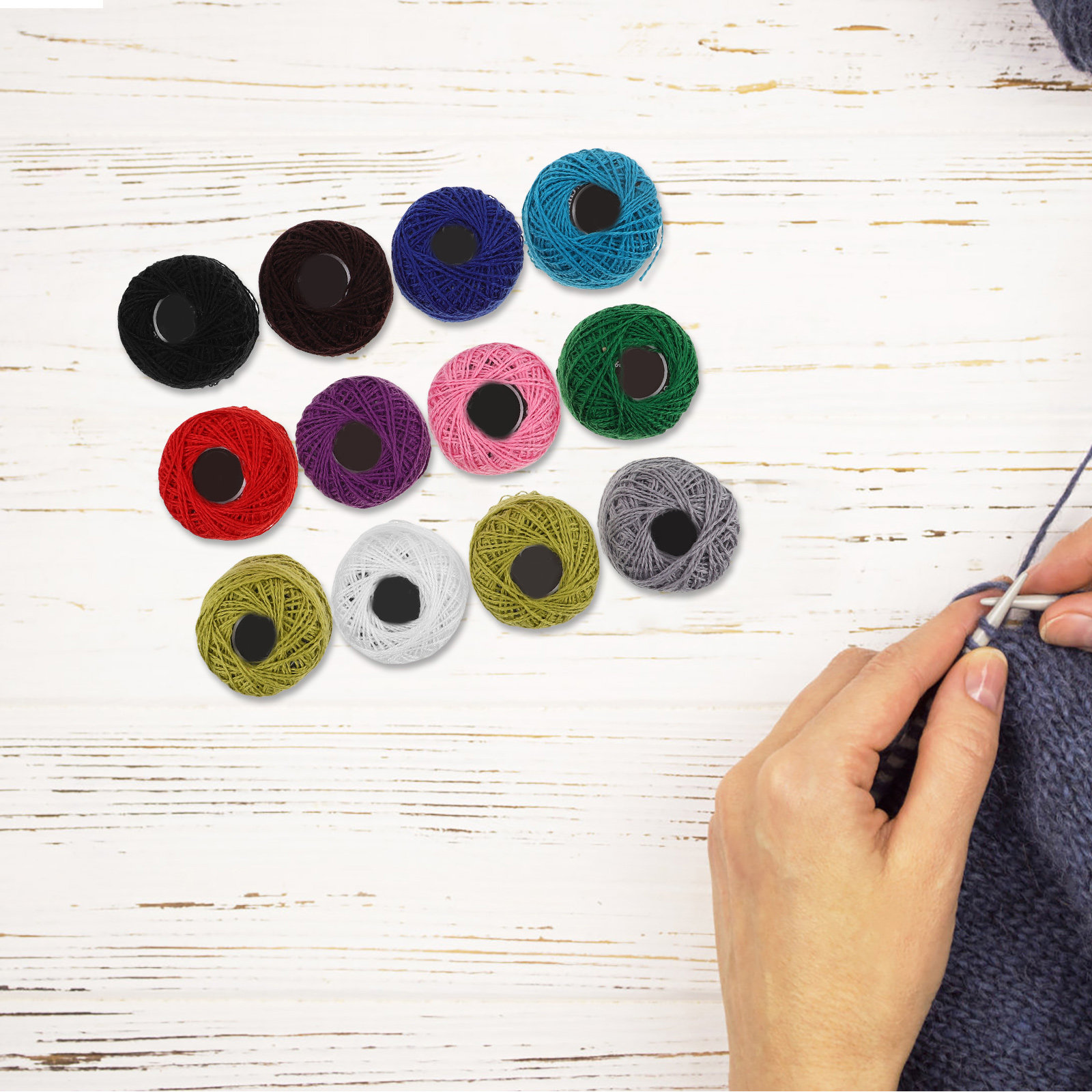 12 Adet Pamuklu Nakış İpliği,  - Embroidery Stitch incelemesi ve fiyatı