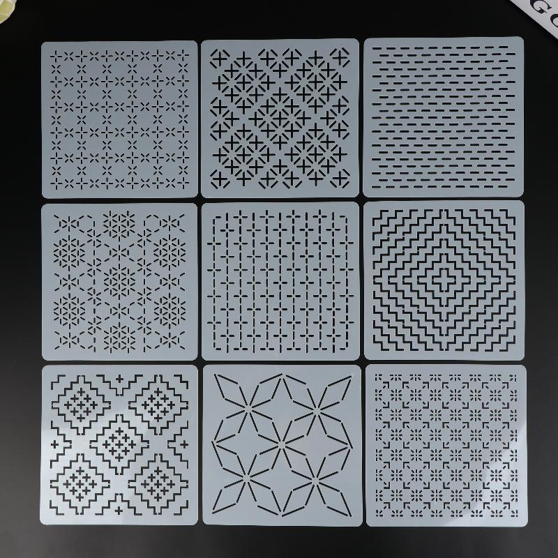 9/32 adet Sashiko Nakış Şablon - Embroidery Service incelemesi ve fiyatı