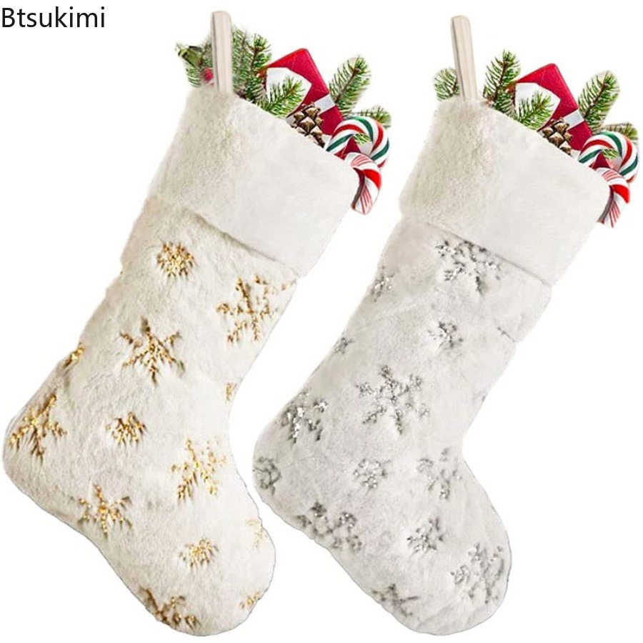 Yeni 2026 Beyaz Peluş Baskılı  - Embroidery Xmas Decorations incelemesi ve fiyatı