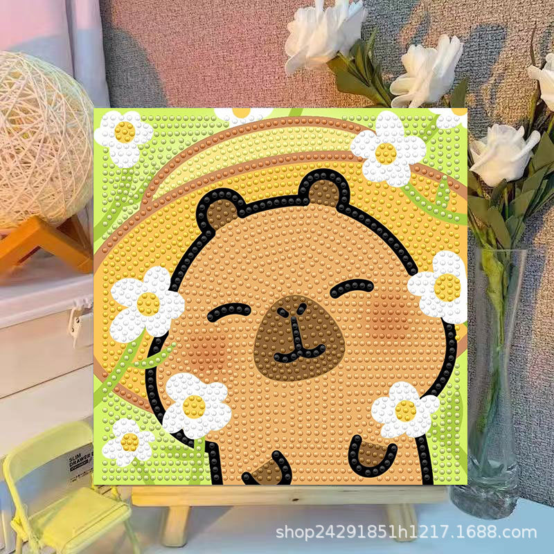 Karikatür Capibala Kristal Elm - Embroidery Service incelemesi ve fiyatı