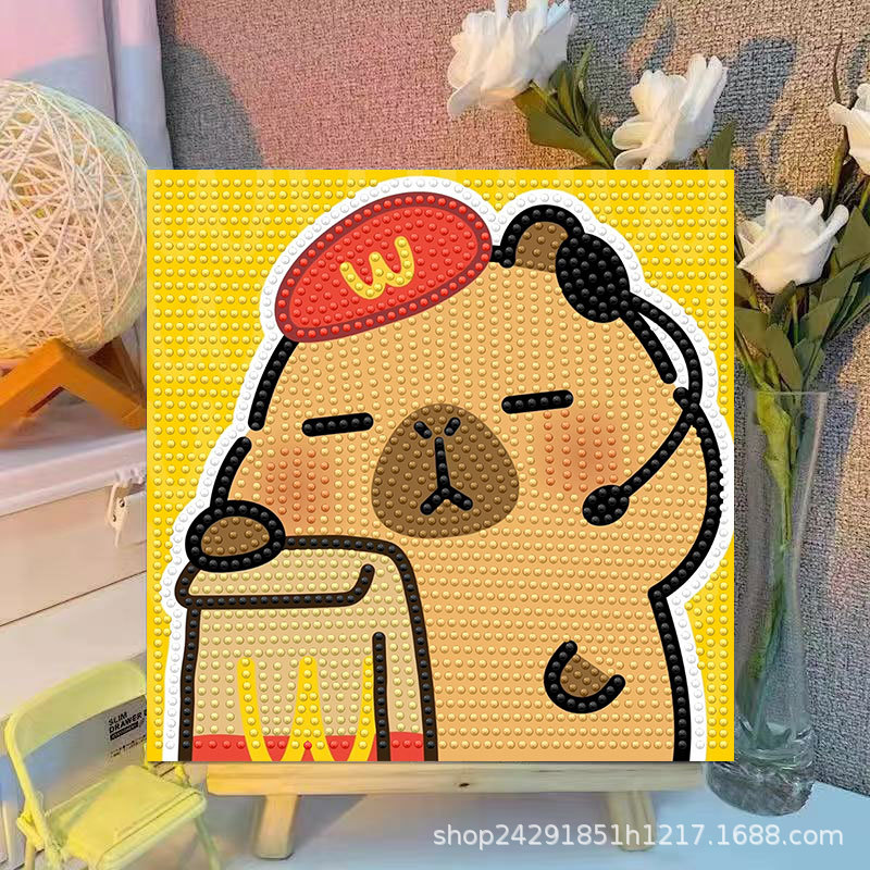 Karikatür Capibala Kristal Elm - Embroidery Service incelemesi ve fiyatı
