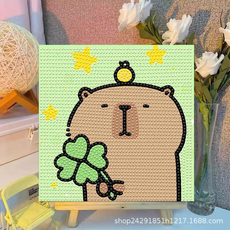 Karikatür Capibala Kristal Elm - Embroidery Service incelemesi ve fiyatı